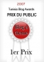 Blog Awards: Prix du public